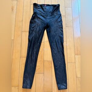 SPANX | Black Shiney Leggings